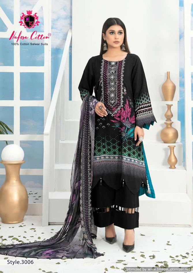 Andaaz Vol 3 By Nafisa Printed Karachi Cotton Dress Material Wholesale Market In Surat
